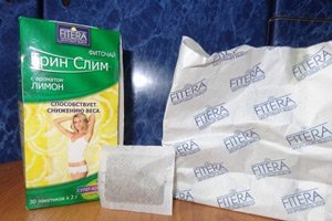 ассортимент вкусов чая для похудения от производителя Fitera