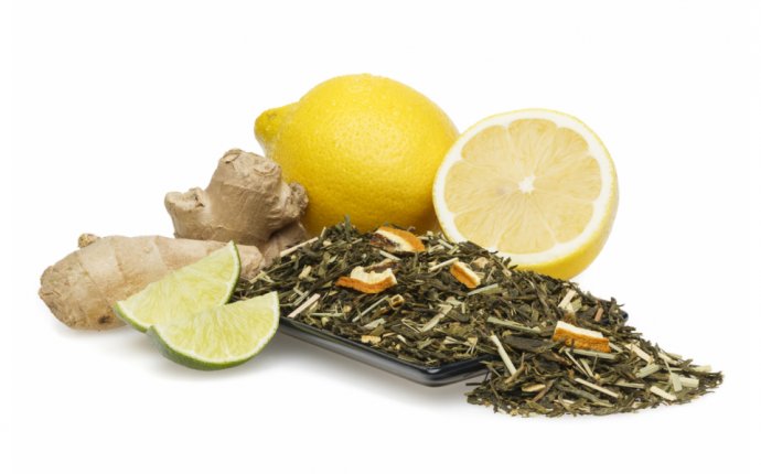 Зеленый Чай с Имбирем и Лимоном