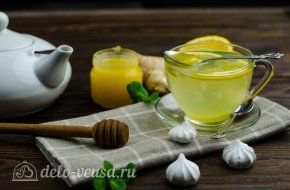 Имбирный чай с лимоном: Добавляем мед